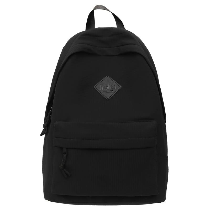 Schoolbag Backpack Student School Bag Simple Versatile Foreign Style Backpack Large Capacity Casual Versatile Backpack Middle and High School Students