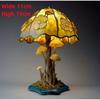 1PC Stained Glass Plant Series Table Lamp Colorful Mushroom Lamp Home Decorative Decorative Ornaments European Country Style Desktop Ornaments