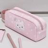 Pink Pen Bag Handheld Stationery Storing Bag New Stationery Organizer  School Office