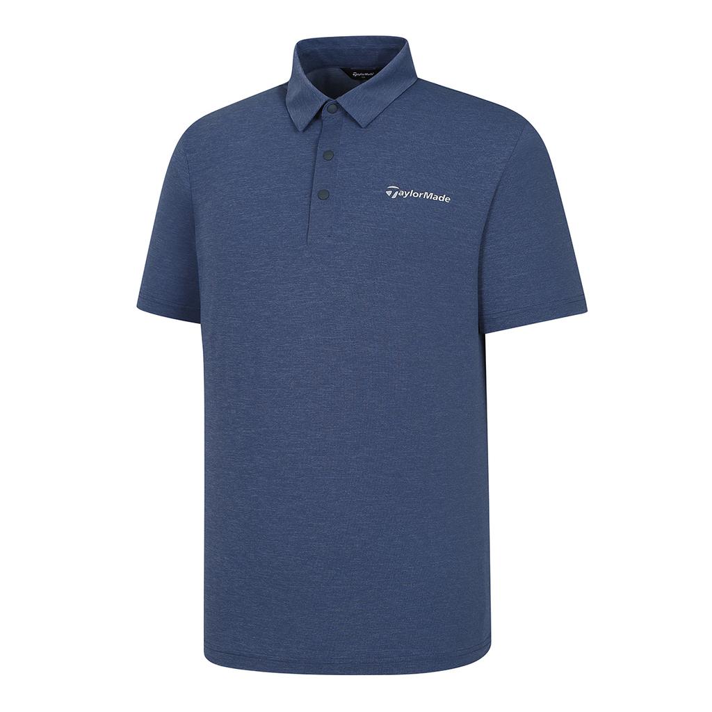 TAYLORMADE APPAREL 26Ss Men'S Solid Texture Collared Short Sleeve T-Shirt T8031T62441-930