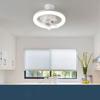 48W 360 ° Automatic Rotationl E27 Remote Contro Ceiling Fan With Light Small Ceiling Fan