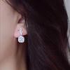 Exquisite Square Zircon Diamond Earrings - Versatile Street Style for Women