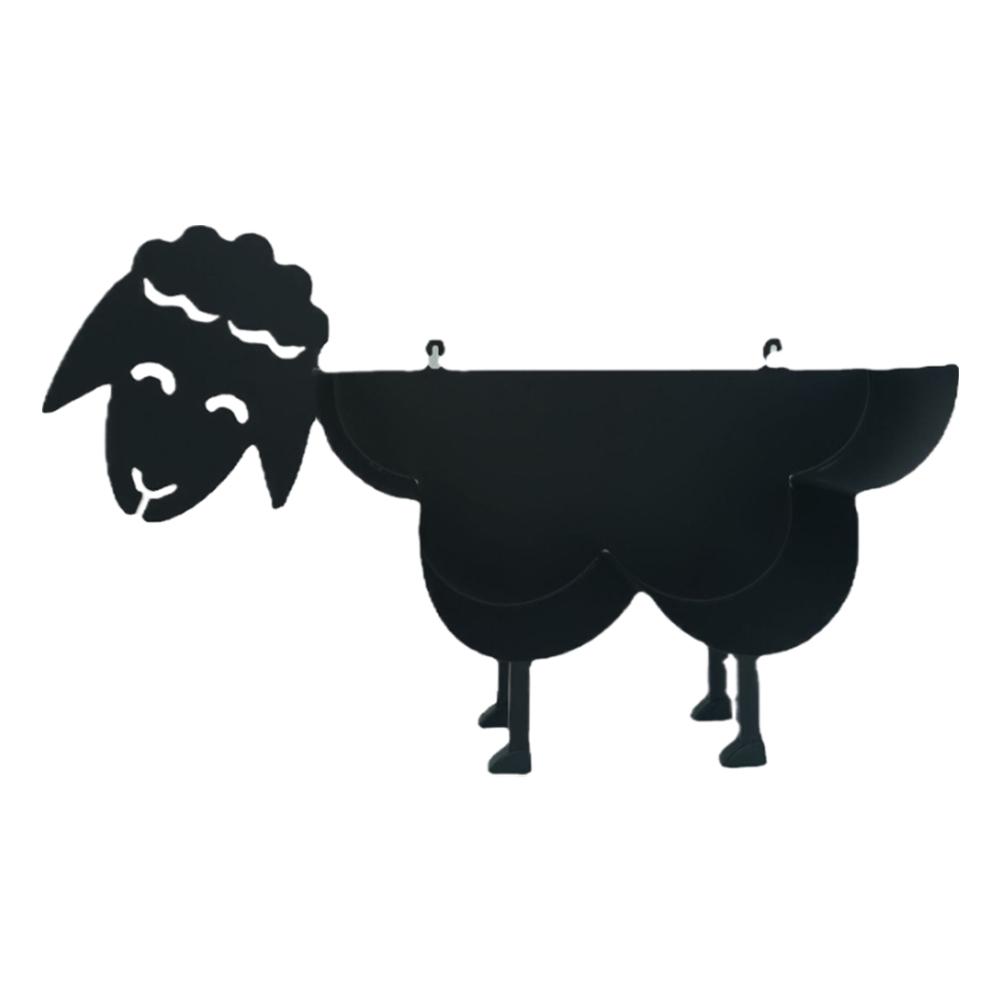 Metal Sheep Toilet Paper Roll Holder Wall Mounted Free Standing Toilet Paper Stand Shelf Tissue Paper Storage Stand for Bathroom