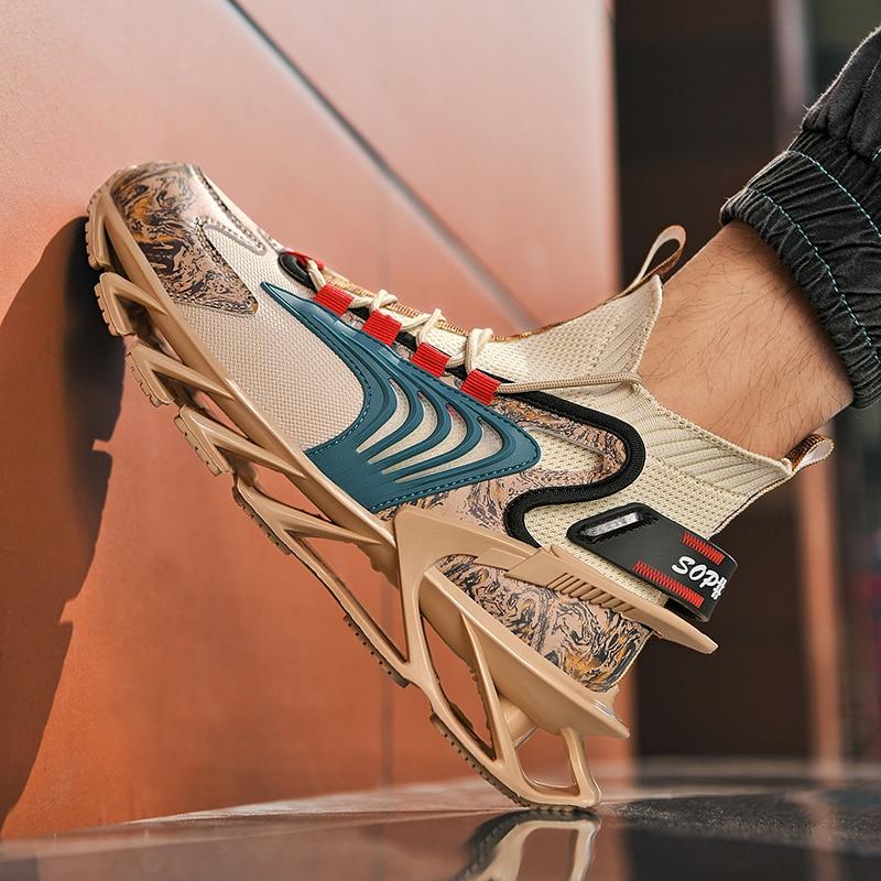 Shoes Men Sneakers Blade Trainers Couple Loafers Shoes Breathable Men Shoes Thick Bottom Sports Tides Shoes Running Shoes