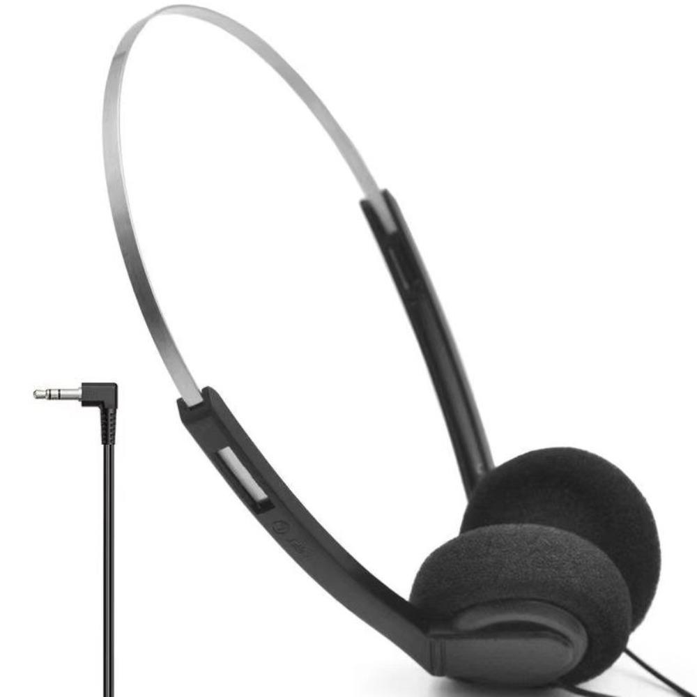Wired Headworn Wired Headset 3.5MM Wired Headworn Earphones Cellular Wired Headset  Students