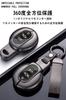 KUNIO BMW Mini Key Case, Key Cover, Key Holder, Leather, Alloy, Silicone, Suitable for