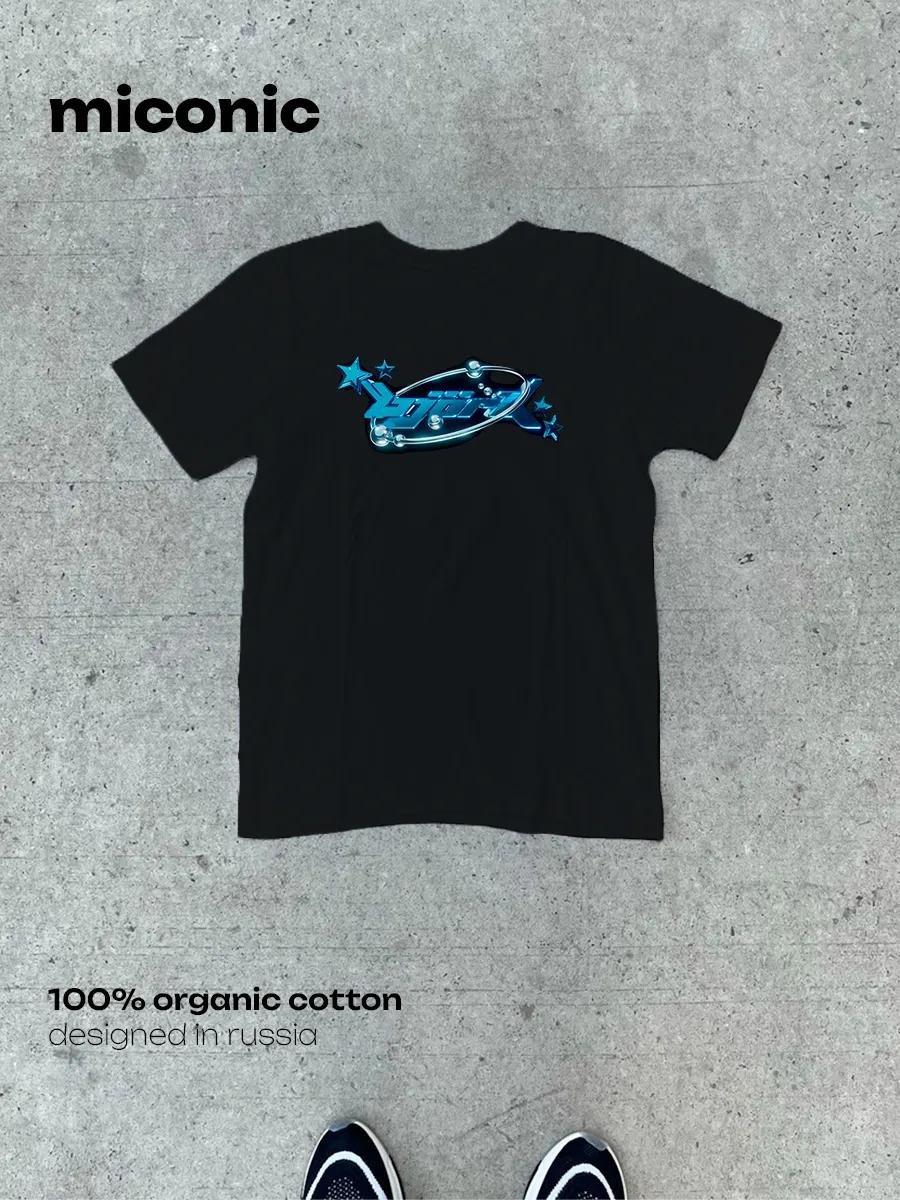 Y2K zxc drain retro Y2K print T-shirt S