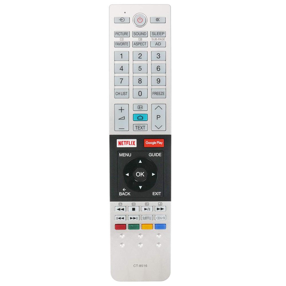 

CT-8516 Ergonomic TV Remote for TOSHIBA Remote Control Replacement A