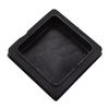 ABUL-100Mm X 100Mm Plastic Ribbed Square End Caps Cover Tube Inserts 6 Pcs