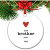Best Brother Ever Ornament, Brother Ornament, Best Brother Gifts, Ornament for Brother, Sibling Ornament, Gift for Brother from Sister 2024