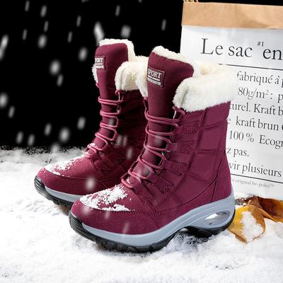 Winter Luxusmarken-Sneaker Damenstiefel Outdoor Warme Sneaker Damen Schneestiefel Plus Samt Baumwollschuhe Damen botas botines