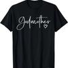 Godmother Gifts For Women Heart Mother's Day Godmother T-Shirt