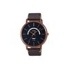 Standard Series Waterproof Quartz Movement Leather Strap Watch Men Watches Black MTP-B105RL-1AV