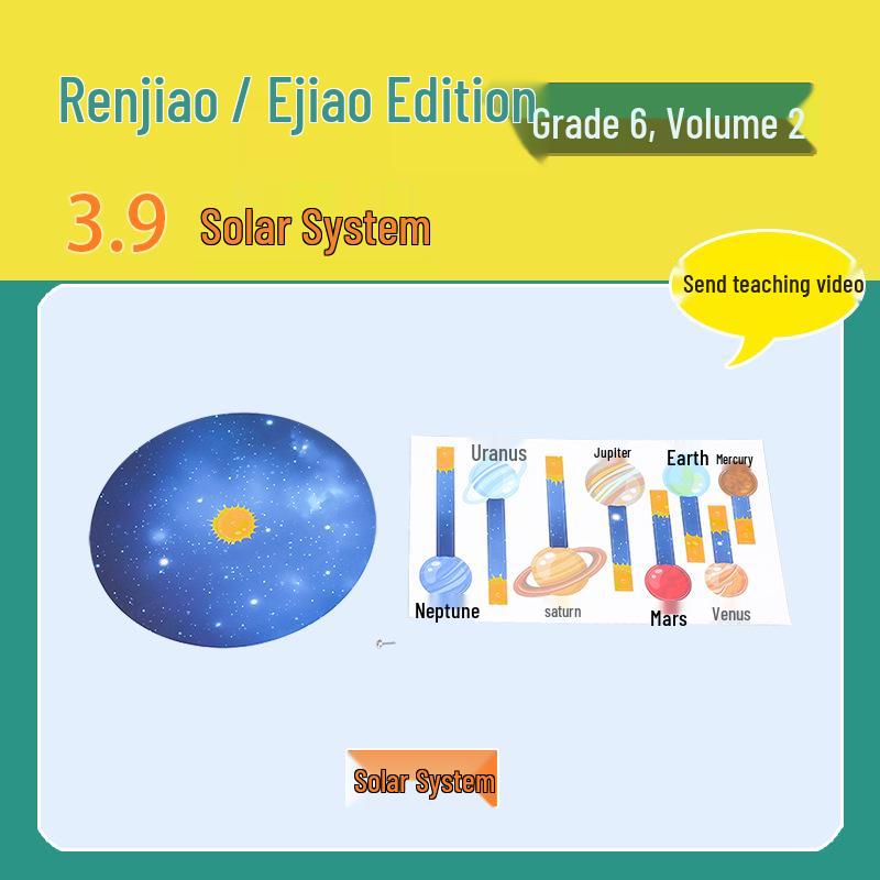 Renjiao E jiao 6th Grade Science Experiment Kit: Solar System Craft Set