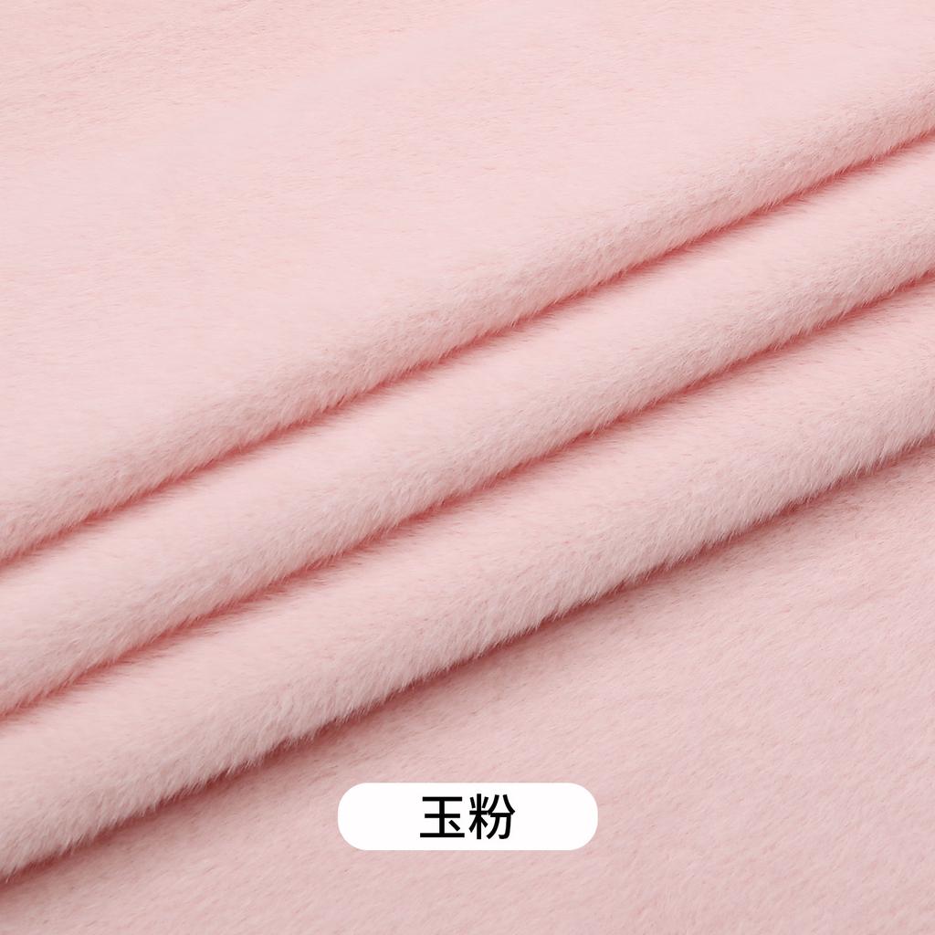 50x50cm 5mm Soft Breathable Elastic Faux Fur Fabric for Sewing Plush Toy Doll Scarf Hat Decorative Cloth Handmade DIY Fabrics