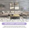 Small Linen Lampshade E14 E27 Light Socket Desk Lamp Wall Lamp Replacement Cover Retro Style Drum Lampshade Indoor Light