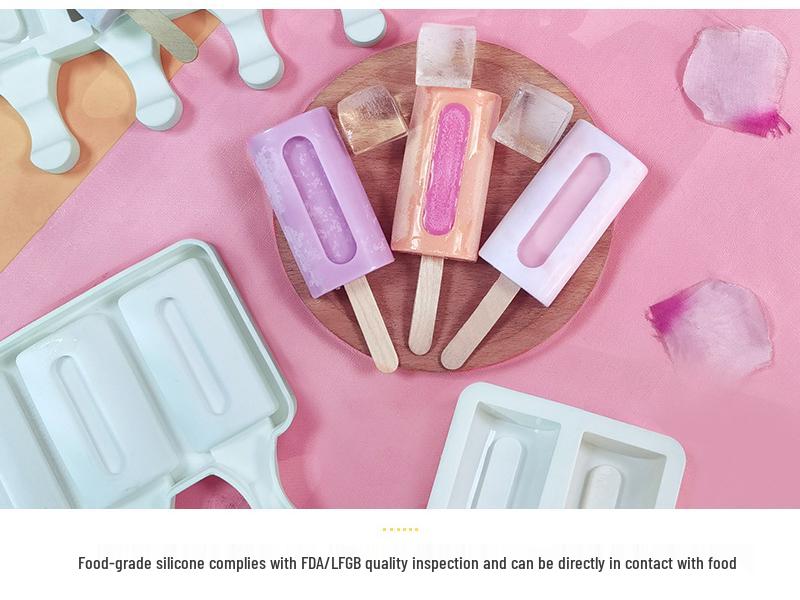 Sanxin Silicone Ice Cream Mold for Homemade Children's Popsicles, Christmas Cakes, and Chocolate Fruits