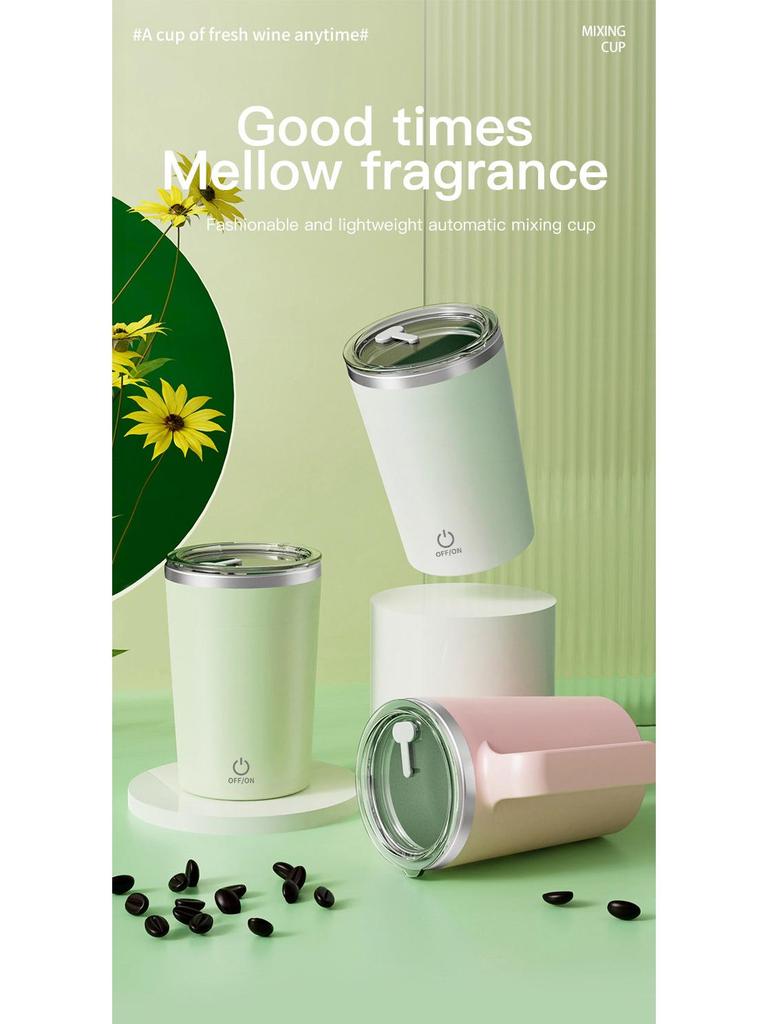 Přenosný USB nabíjecí hrnek na kávu ze nerezové oceli 304 pro domácnost