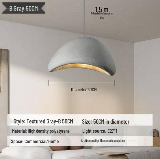 Japanese Cream Style Chandelier for Duplex Lofts, Restaurants, Bars, and Homestays