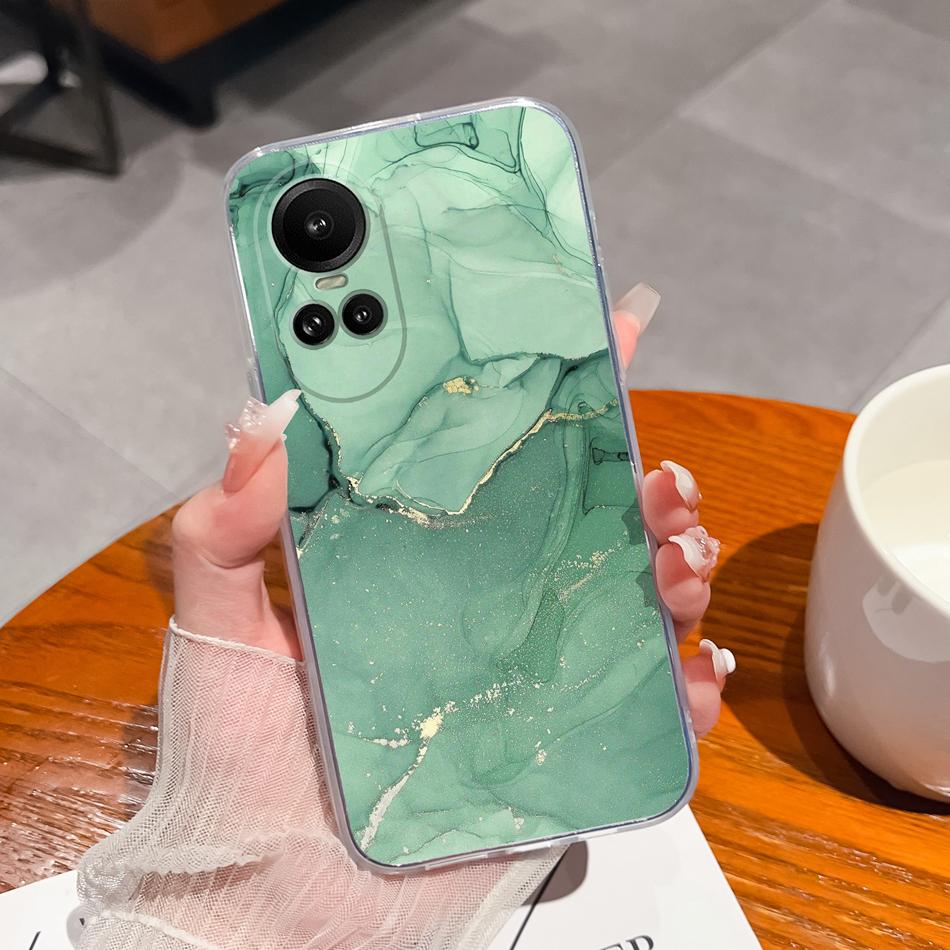 Case For Oppo Reno 10 Pro 5G Special Soft Silicone Transparent Anti Drop Phone Cover For Oppo Reno10 10Pro Back Shell Funda Capa