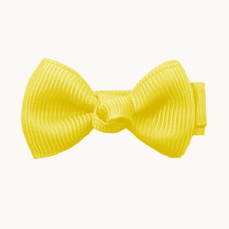 Twist Taille Geripptes Band Schleife Baby Haarspange – Niedlicher Handgemachter Kinder Kopfschmuck