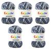 5Rolls Soft Dyed Acrylic Yarn 50grams Per Roll for Knitting Sweater Scarves Hat Blankets Baby Clothes Home Decoration