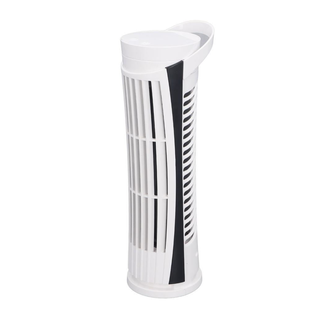 Tower Fan 90 Degree Oscillating Fan with 2 Speeds Light Standing Bladeless Fan 34dB Quiet USB 2.0 for Indoors Bedroom