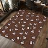 Nutella Home Rug Office Carpet Room Rug Computer Chair Area Rug Holiday Gift