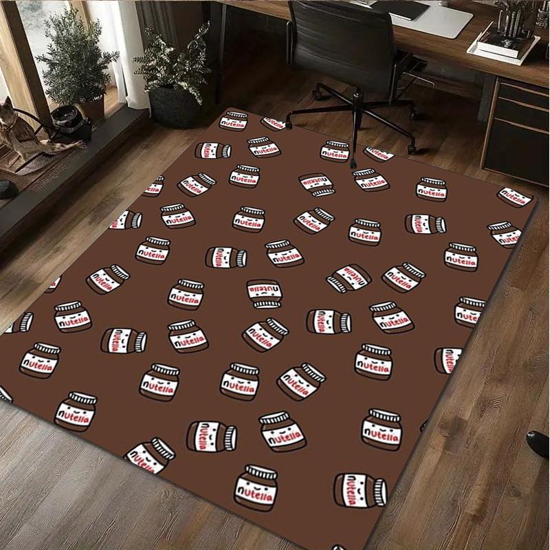 Nutella Home Rug Office Carpet Room Rug Computer Chair Area Rug Holiday Gift