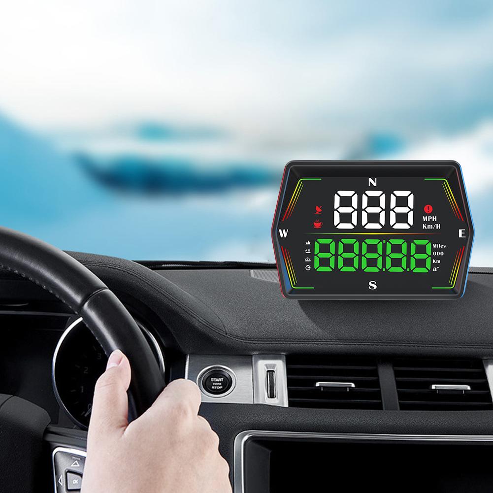Universal Digital Speedometer GPS Speed Meter for All Car Truck Plug and Play Auto Part Head Up Display GPS HUD Digital Speedome