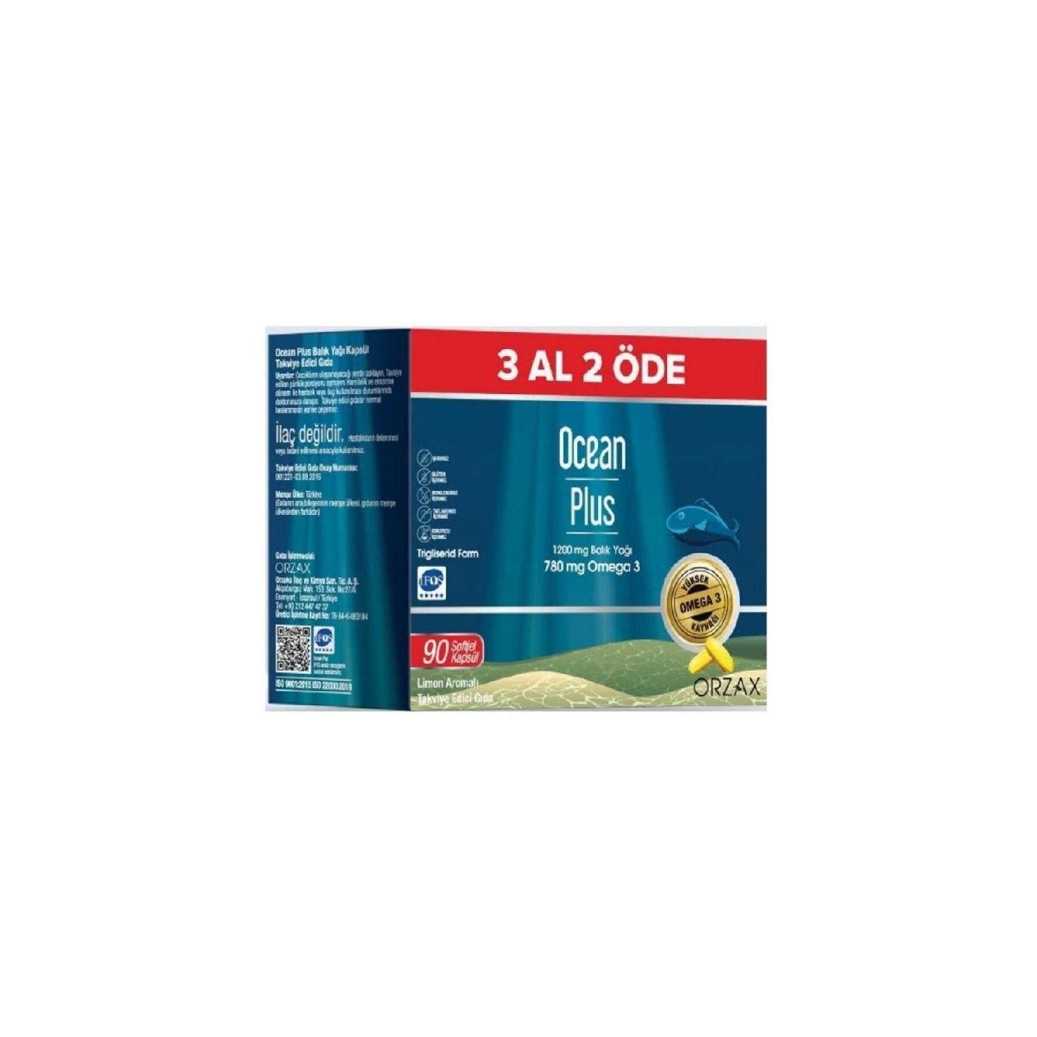 

Plus Omega 1200 Mg 90 Capsules - 3 Al 2 Pay