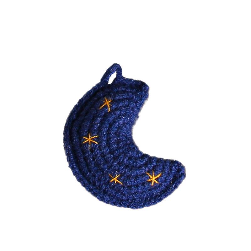 Charming Crochet Fruit Keychain: Persimmon & Strawberry Wool Pendants