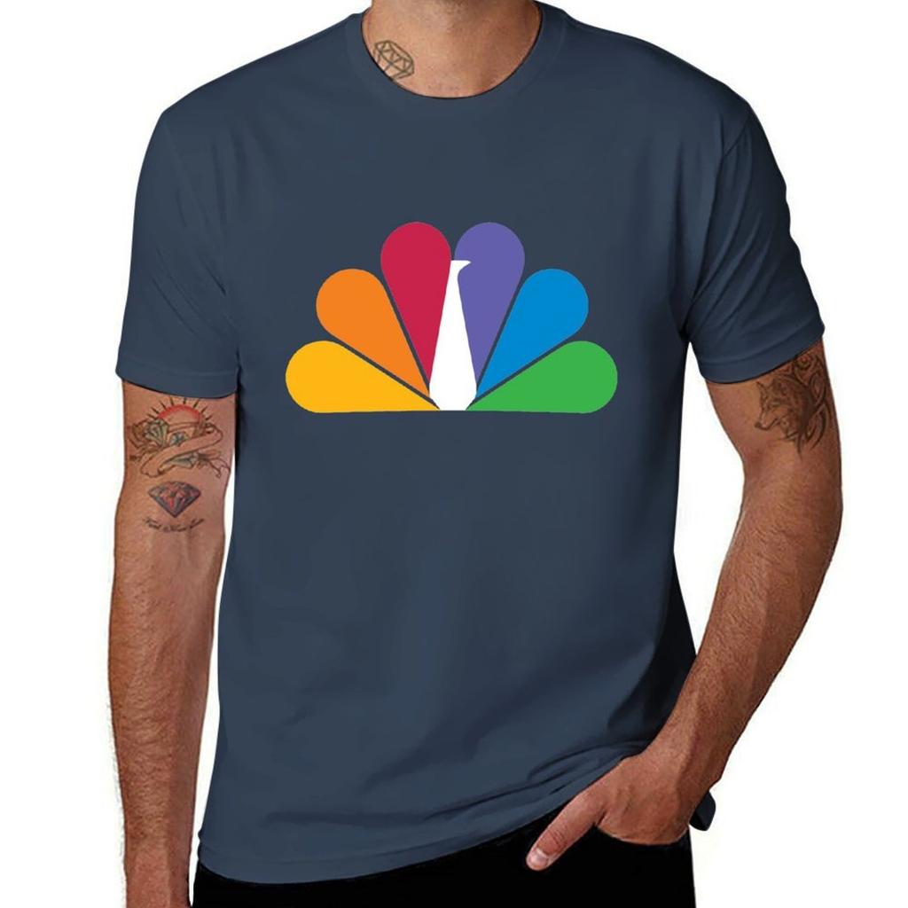 Nbc Peacock T-Shirt Mode Einfaches Lässiges T-Shirt