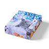 Animal cat and dog pattern bed hat four-piece bedding set bedroom dormitory bedding decoration