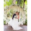 12Pcs Wisteria Flowers Ratta Extra Long Artificial Silk Flower Hanging On The Wedding Garden Outdoor  Party Home Garden Decorat