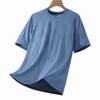 Camiseta de Verão com Gola Redonda Masculina Solta Oversized Casual Esportiva Camiseta de Casal