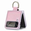 Custodia alla Moda Sottile e Opaca per Samsung Galaxy Z Flip4 Flip 4 5g Flip3 Flip 3 Copertura con Anello da Dito per Custodie Samsung Flip4