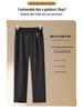 Fashionable High-Waist Elastic Trousers for Middle-aged and Elderly Women - Autumn Casual, Loose Fit
