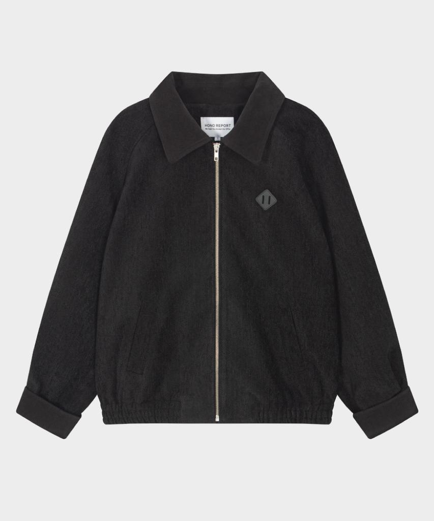 Hono Report Rash Tab Raglan Jacket_Black