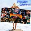 Pantera Band Print Beach Towel, Large Soft Quick Dry Towel for Beach Camping Swimming