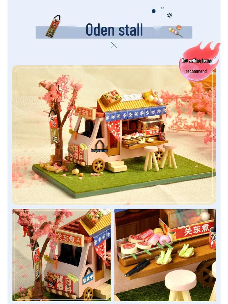 Tianyu DIY Miniature Villa Model Educational Assembly Toy - Creative Birthday Gift for Girls