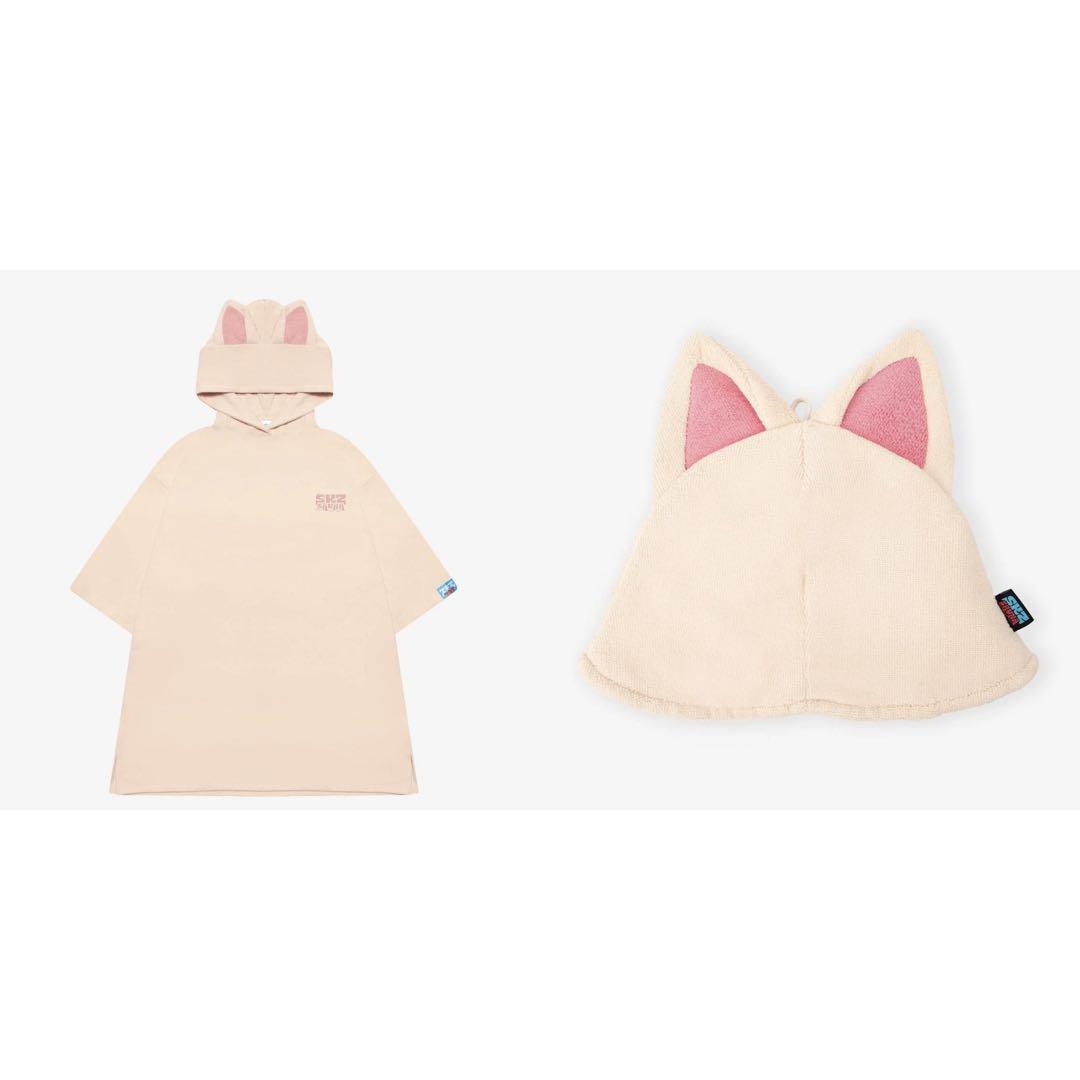 

[Б/У] straykids попап шапка для сауны пончо фоксини аен