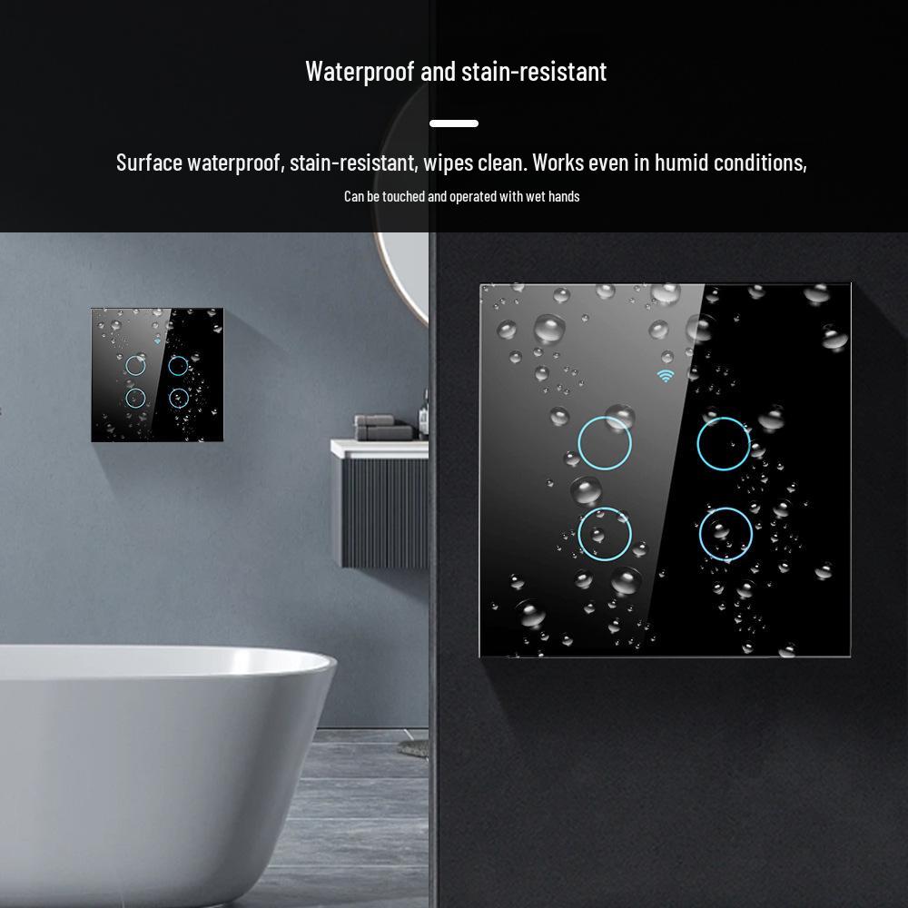 Tuya WiFi Smart Switch Panel - Touch- & Sprachsteuerung (US/Europäischer Standard)