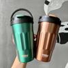 TYESO Coffee Mugs 400ml/500ml Insulated Cup Stainless Steel Thermos Water Bottles Portable Travel Car Tumbler Cold and Hot Mug