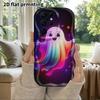 Phone Case: 2D Flat Samsung Galaxy A34 A35 M05 M06 S20 S22 S21 FE Plus 5G Protective Case, Couple Style, Glowing Ghost, Christmas and Halloween Gift