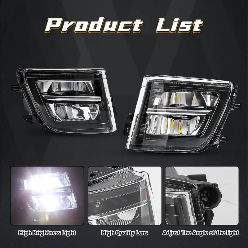 LED Fog Lights For BMW 7 Series F01 F02 F03 730i 740i 750i 760i Foglamp Car Front Bumper Driving Lights 63177311288 63177311287