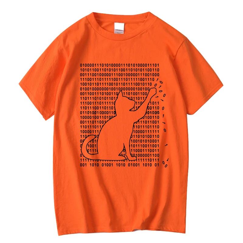 Funny Cool Cat 3D Printed T-Shirt For Men Summer Casual Tees Round Neck Tops Loose Short Sleeves Clothing