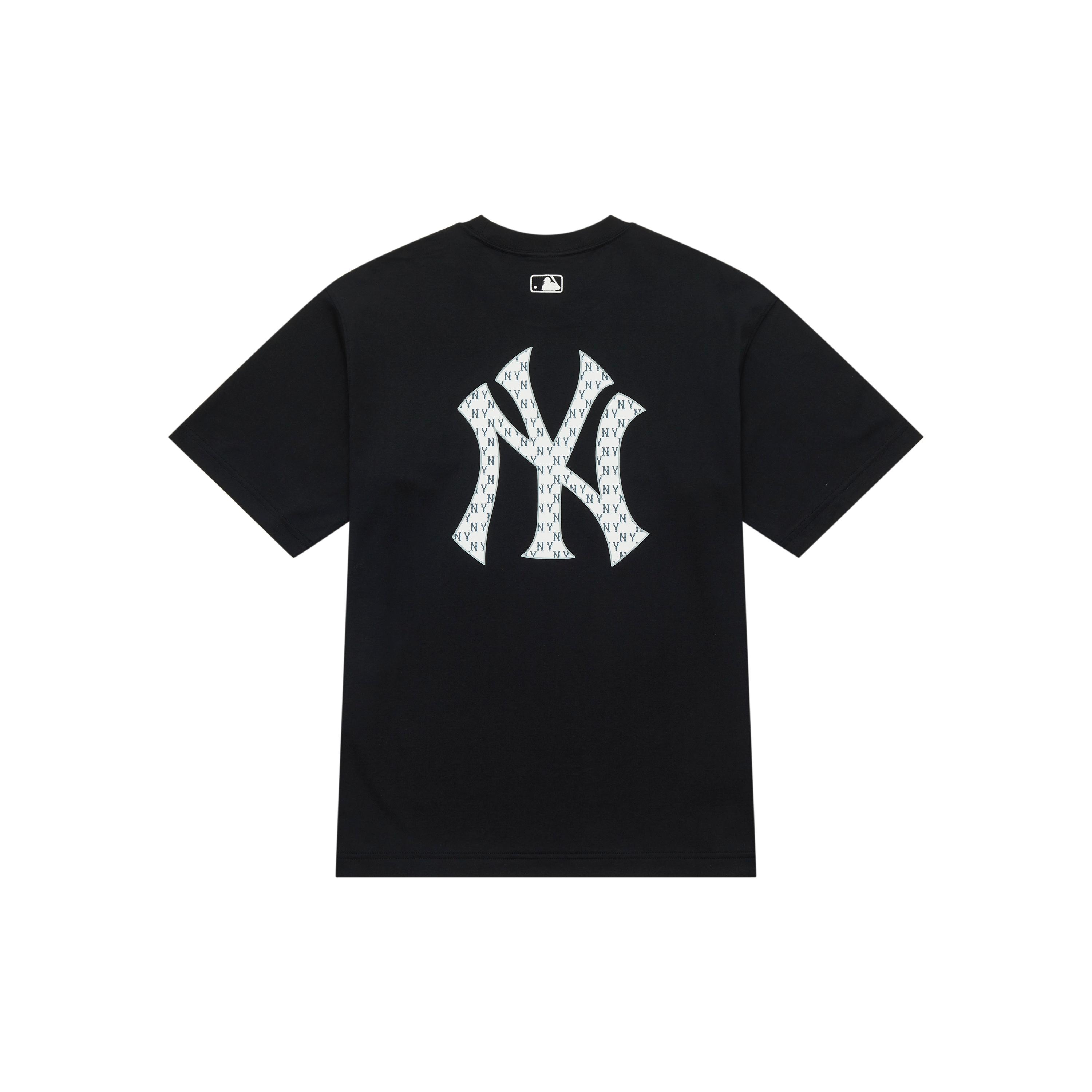 MLB MONOGRAM SS24 T Shirt Unisex Black 3ATSM0343-50BKS XS