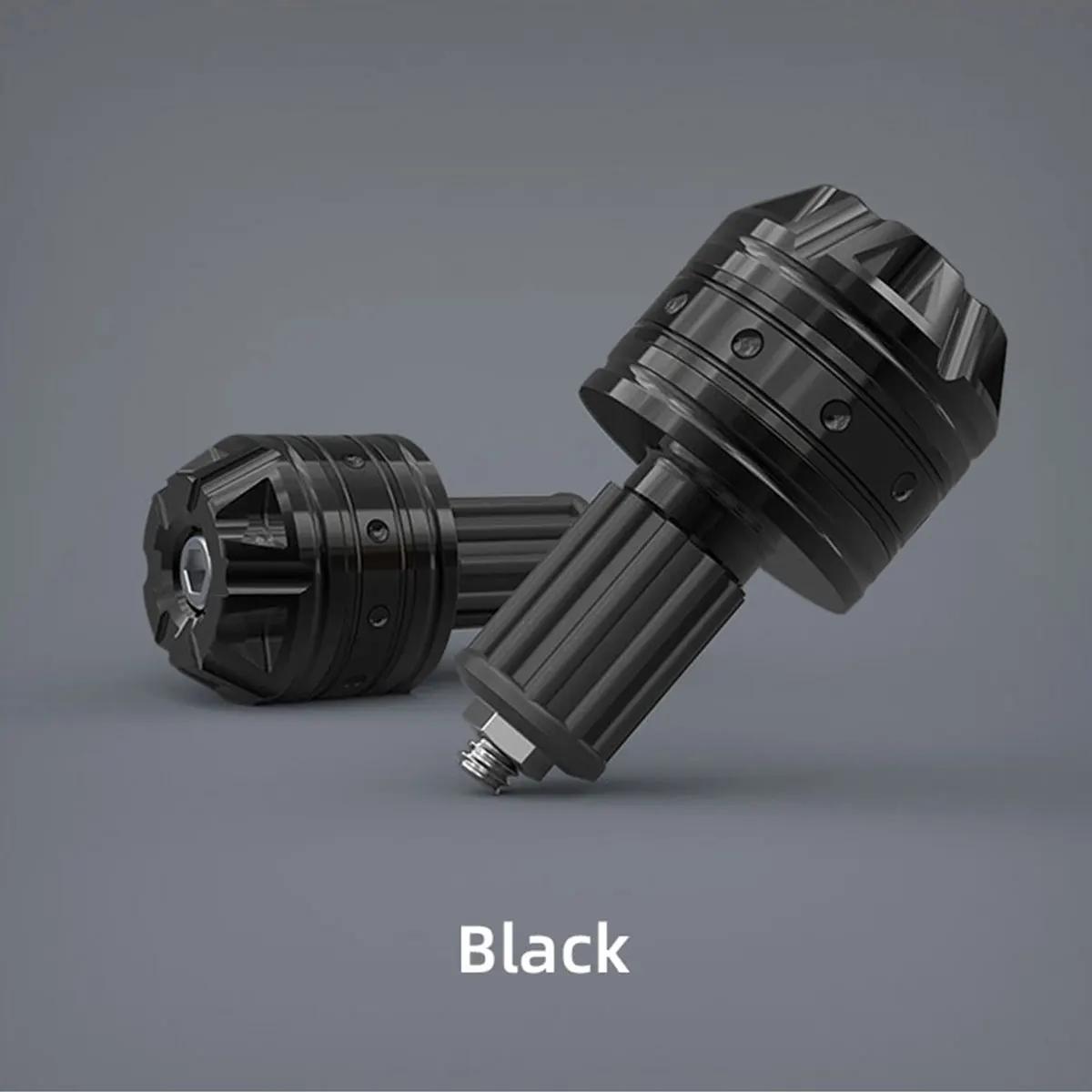 

1 пара заглушек на руль мотоцикла из алюминиевого сплава, универсальные 7/8 22 мм, слайдер, мотор, питбайк, кросс, аксессуары для руля чёрный