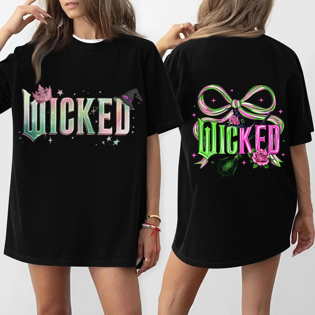 Women's Casual Fashion Round Neck Printed Short Sleeve T-Shirt Top